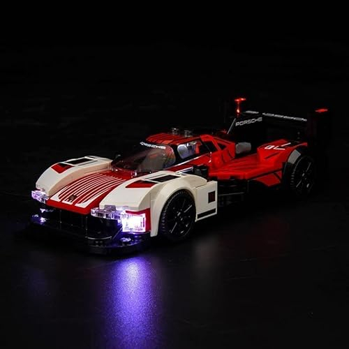 Licht-Kit für Lego 76916 Speed Champions Porsche 963, Led Beleuchtungs Set Kompatibel mit Lego Porsche 963,Kreative Spielzeuglichter für Erwachsene und Kinder (Nur Lichter,Keine Lego-Modelle)