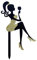 10 Stück High Heel Girl Cake Topper, Acryl Kuchen Picks Dame Silhouette Kuchendekoration Kuchen Aufsatz Topper Tortenstecker Deko für Cupcake Party Dessert
