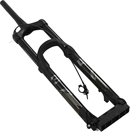 Forcella Anteriore per Bici con Corsa da 175 Mm,Forcella Ammortizzata per Mountain Bike da 29 Pollici, Forcella Ammortizzata con Sterzo Conico E Accessorio per Ciclismo a Stabilità Migliorata