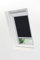 LYSEL - Qualitätsdachfensterrollo abdunkelnd schwarz Rollo geeignet für Velux Dachfenster CK04, (B x H) 97.30cm x 121.50cm in schwarz
