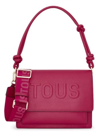 TOUS Women's Bandolera M. Audree T La Rue New Fucsia Crossbody Bag, Fuchsia, Medium