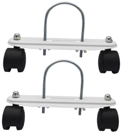 Eivdru 2 Piezas Soporte para Calentador eléctrico,Ruedas para radiadores eléctricos, Soporte de Aceite, radiador eléctrico hidroeléctrico, Calentador eléctrico Especial para Soporte de polea móvil