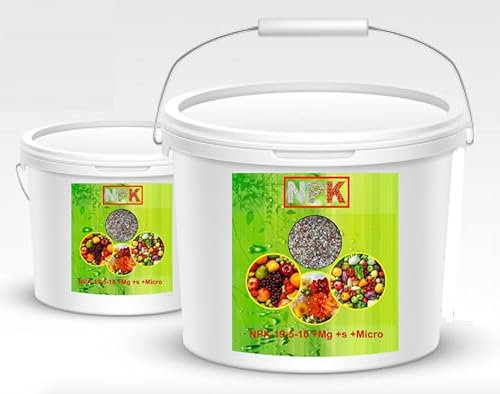 NPK ORO NUTRE FINO A TRE MESI (azoto fosforo potassio) SUPER CONCIME UNIVERSALE 19/05/10 In pratico secchio rigido richiudibile - - (Secchio 15 KG)