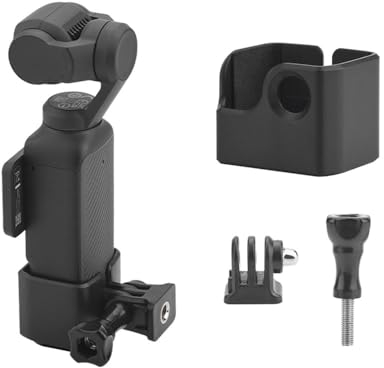 EUGOOCX Erweiterungsadapter für DJI OSMO POCKET 3, Kameraschutzrahmen Verwendung mit Rucksack-Clips, Halshalterungen, Stirnbändern, Zubehör (Adapterrahmen-Set)