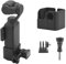 EUGOOCX Erweiterungsadapter für DJI OSMO POCKET 3, Kameraschutzrahmen Verwendung mit Rucksack-Clips, Halshalterungen, Stirnbändern, Zubehör (Adapterrahmen-Set)