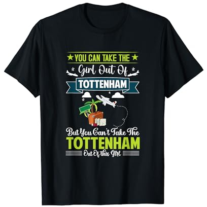 Tottenham Tottenham im Retro-Stil der 80er Jahre, England T-Shirt