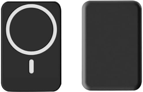 Magnetic Safe Power Bank, 10000 mAh Wireless Battery Pack, Fast Charging Portable Charger Compatible with Apple iPhone 12 13 14 15 Series (Black)
