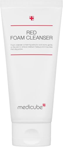 Medicube Red Foam Cleanser 230ml – Reinigt tiefenwirksam. entfernt Unreinheiten. reguliert Sebum | Koreanische Hautpflege