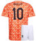 Euro 88 Trikot Set Gullit - Niederlande - Orange - Kinder und Erwachsene - Jungen - Fußball Trikot - Fussball Geschenke - Sport t Shirt - Sportbekleidung - Größe L