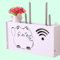 Wireless Wifi Router Storage Box,Wall Hanging Bracket Cable Organizer No-Drill Cable Router Storage Box Shelf(kitten large)