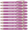 HEYZARDA Kugelschreiber mit Gravur Namen Text Logo für Büro Schule Business Bulk Pink 20 Stück