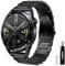 Syxinn 22mm Acier Inoxydable Bracelet pour Huawei Watch GT 3 46mm/GT 4 46mm/GT 2 46mm/GT 2 Pro/GT 2e, Huawei Watch 3/3 Pro Bracelets en Métal Bande pour Galaxy Watch 3 45mm/Gear S3 Frontier/Classic
