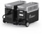 FOSSIBOT F3600 Pro Générateur solaire portable 7,68 kWh/3600 W, avec batterie supplémentaire, poignée et roues, pour la maison, le camping-car, les urgences