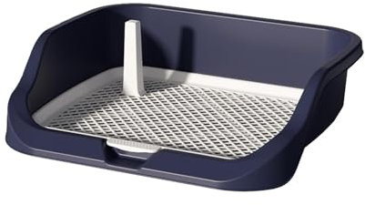 Inodoro para perros, bandeja de entrenamiento para ir al baño para cachorros,Bandeja para orinal para perros con alta - Inodoro de entrenamiento de malla para cachorros, soporte portátil para almohadi
