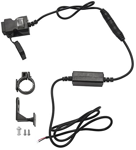 Croerma Prise adaptateur d'alimentation pour chargeur double USB pour moto étanche pour moto 12 V