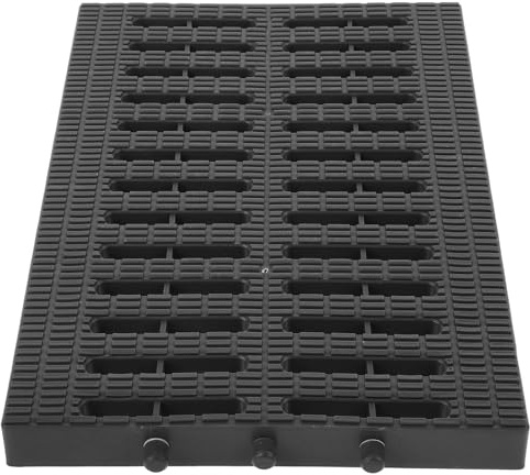 KOMBIUDA Rejilla de Drenaje de Plástico Negra 20X30X25 CM para Zanja Tapa de Alcantarillado Reemplazable Resistente para Cocina y Exteriores Rejilla Profesional para Desagües de Zanja