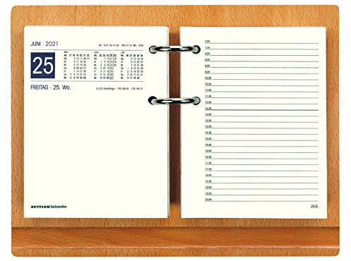 Zettler 333-0000 Tischkalender Kalendergestell Holz o.Block 24x18,5 cm