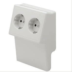 Gewiss NP42838 Slksltk Doppelgerätetankral9010