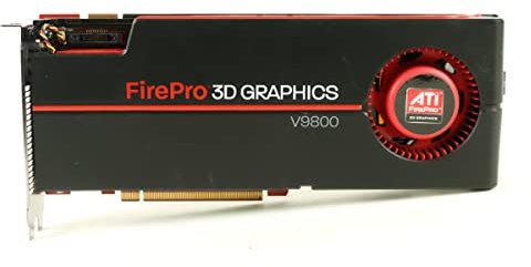 ATI Technologies FirePro V9800 Grafikkarte (PCI-e, 4GB GDDR5 Speicher, 6 DP, DVI, 1 GPU)