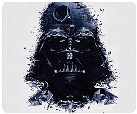 Creative Painting Custom Design Rectangle Mouse Pad Gaming Mousepad Star Wars Rectangle Non-Slip Mousepad Water Resistent Oblong Gaming Mouse Pads