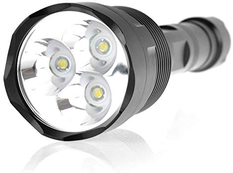 Super-luminoso 3800 lumen 3 x CREE XM-L T6 LED 5 modalità Torcia Torcia con Ampia tubo by L'lysColros®