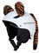 Helm-Accessoire mit Tigerohren zum Anbringen an Ski- und Motorradhelmen für Erwachsene und Kinder