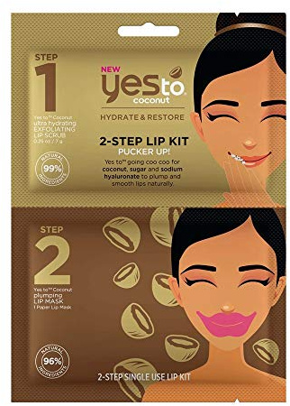Yes To Coconut 2-Step Lip Kit, 1 Count