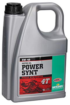 Motorex Power Synt 4T 5W40 Vollsynthetisches 4-Takt Motorenöl 4 Liter
