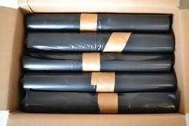 le plus de l'entretien Sac Poubelle 100 Sacs Poubelle Grande Capacité 130L Ultra Résistant 65µ Anti-Fuites Noir Opaque