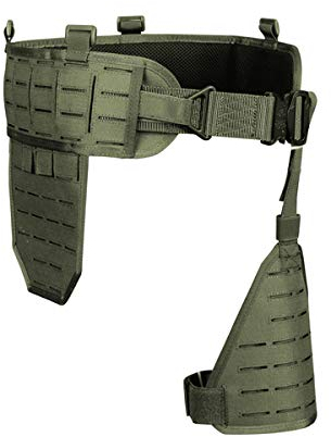 Gexgune 1000DNylon Taktische Molle Taille Gürtel Kampf abnehmbare breite Taille Kampf Gürtel gepolstert Gürtel Hosenträger Gürtel mit Bein-Panel (4 Farben optional)