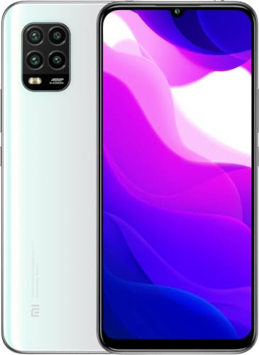 Xiaomi Mi 10 Lite 5G Smartphone 6GB 128GB 6.57'' AMOLED 48MP Quad-Kamera 4160mAh (Typical) NFC Weiß, 6941059642244 (Reconditionné)