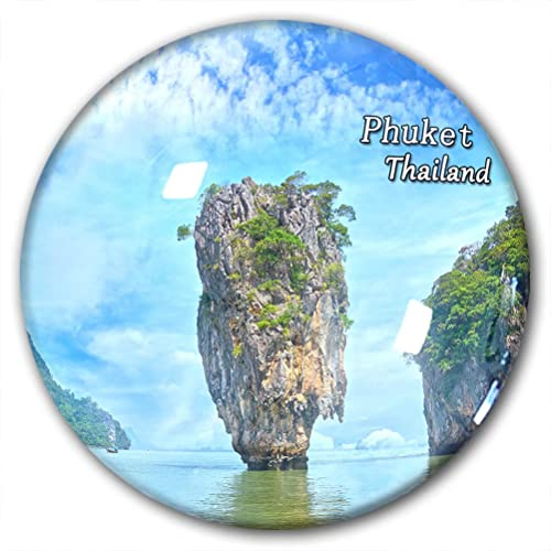 Thailand Phuket Kühlschrankmagnet, Kühlschrank-Aufkleber, dekorativer Magnet, Reise-Souvenir, Kristallglas