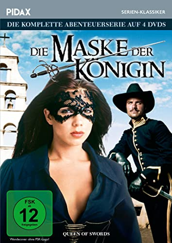 Die Maske der Königin (Queen Of Swords) - Komplettbox / Die komplette 22-teilige Abenteuerserie (Pidax Serien-Klassiker) [4 DVDs]