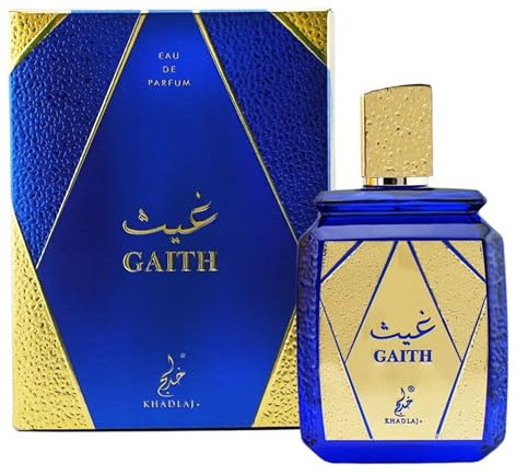 Gaith 100ml Eau de Parfum Spray by Khadlaj – Bold and Adventurous Fragrance for Men with Spicy Pepper Warm Ginger Mystical Incense Woody Cypress and Earthy Patchouli