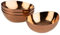 APS 40790 Schale PEBBLES, 4er-Set, Edelstahl, PVD-beschichtet, 6,5 x 6 cm, Höhe 2,5 cm, Kupfer-Look