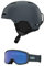 Giro Ledge Combo PackSki Helm, Snowboardhelm mit passender Brille, matt, Dark Shark/Cruz Shark Cobalt, M (55,5–59 cm)