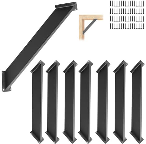 8 Pcs 45 Degree Angle Support Brackets, Pergola Kit Heavy Duty Connector for Wooden Structures Support for Gazebos, Tree Houses, Cabins and Patios