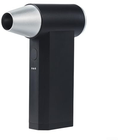 Oniissy Plumero de aire eléctrico portátil, motor sin escobillas de 130000 RPM, soplador recargable con batería de 4000 mAh, velocidad ajustable, bajo nivel de ruido, para teclado de computadora,