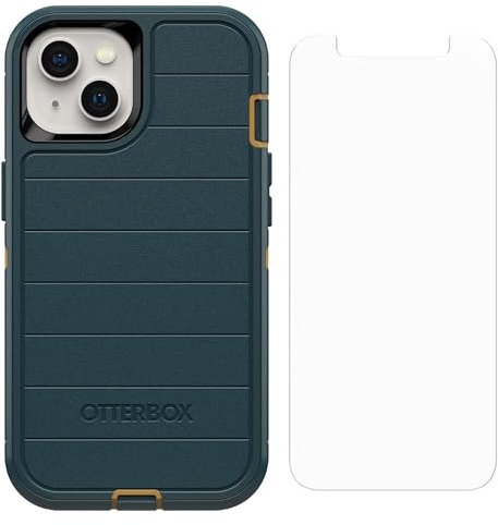 OtterBox Defender Pro Series Case for iPhone 13 with Screen Protector - Non-Retail Packaging - Hunter Green