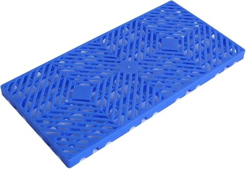 WaiDXn Bandejas de Transporte encajables Palets de Polietileno Estanterías de Rejilla Supermercado Cocina Almacén Exterior(100x50x5cm)
