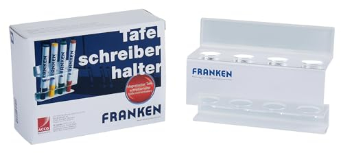 FRANKEN Tafelschreiber-Halter, magnetisch, für 4 Tafelschreiber, leer, transparent, Z1981