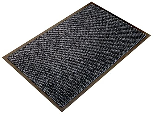 Floortex Doortex Ultimat, Indoor Entrance Door Mat, 90cm x 150cm, Grey (FC490150ULTGR)