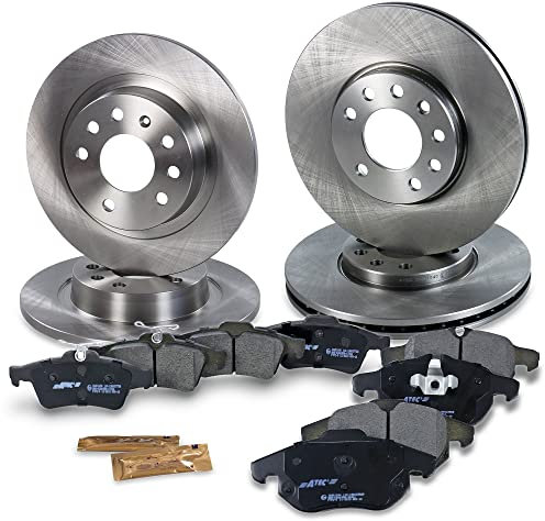 BESTPRICE Bremsenset inkl. Bremsscheiben vorne Ø 285mm + hinten Ø 278 mm + Bremsbeläge vorne und hinten