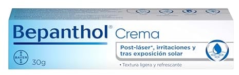 Bepanthol Crema Hidratante, Protege y Regenera la Piel Seca e Irritada, incluso Tras Tratamientos Estéticos y Exposición Solar, 30 g