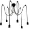 Lixada Hanging Chandelier Light, 6 Lamps, 6 Arm, E27 0.00 wattsW 110.00 voltsV