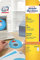Avery Zweckform L6015-25 CD-Etiketten inkl. Zentrierhilfe (117 mm, 25 Blatt/50 Etiketten) weiß (mit Zentrierhilfe, 100 St.)