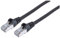 intellinet 318808 Câble Réseau, RJ45 Connecteur Mâle, Cat 6a SFTP 100% Cuivre, Noir, 5 m