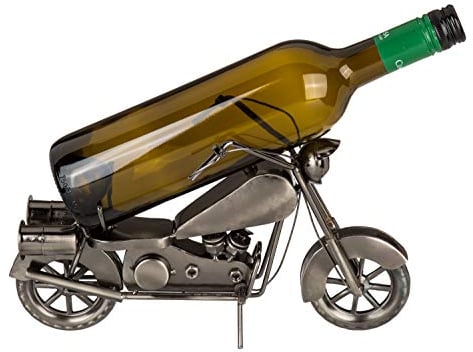 ootb Porte Bouteille en métal, Moto, env. 31 x 17 cm