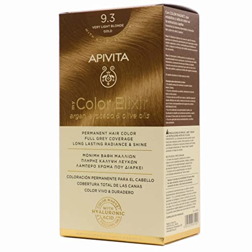 APIVITA - TINTE RUBIO MUY CLARO DORADO (9.3), 1 unidad
