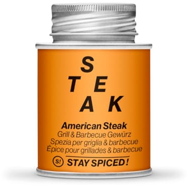 STAY SPICED! American Steak | Premium BBQ Gewürzmischung, 90 g